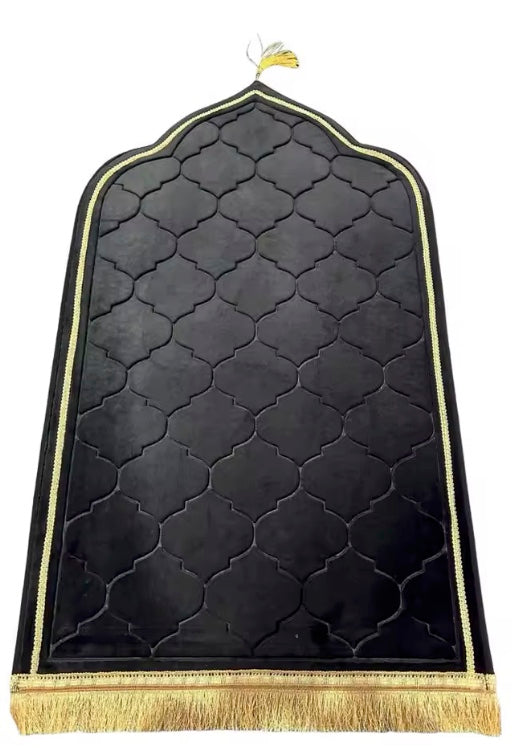 Tapis de prière dôme noir